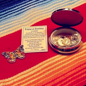 Sewing Kit & Butterfly Charm